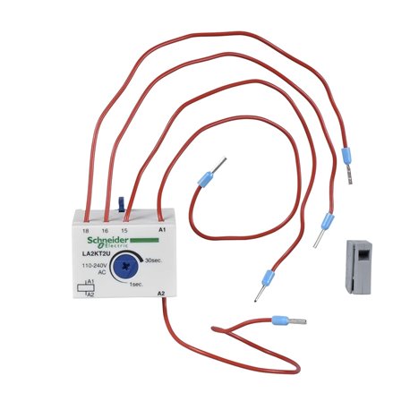 SCHNEIDER, 110-240V AC, On Delay Electronic Timer for TeSys K-MODEL