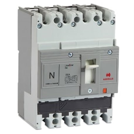 HAVELLS, 4 Pole wSN, 25A, Loadline MCCB