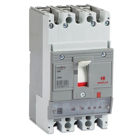 HAVELLS, 3 Pole, 25A, Loadline DIGITAL MCCB