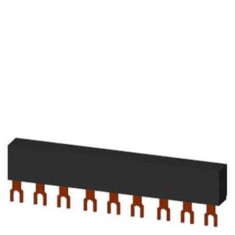 SIEMENS, 3 phase Busbar system, Number of MPCBs that can be connected Without lateral accessories, for 3RV1 MPCB