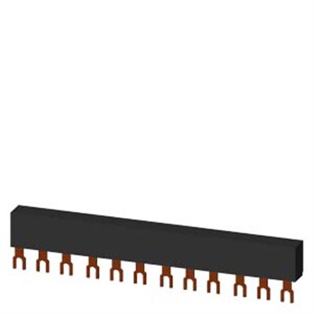 SIEMENS, 3 phase Busbar system, Number of MPCBs that can be connected Without lateral accessories, for 3RV1 MPCB