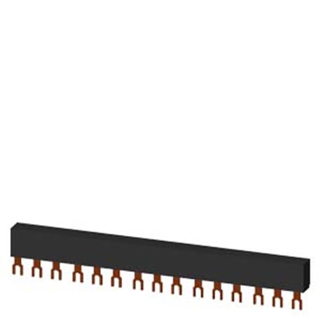 SIEMENS, 3 phase Busbar system, Number of MPCBs that can be connected Without lateral accessories, for 3RV1 MPCB