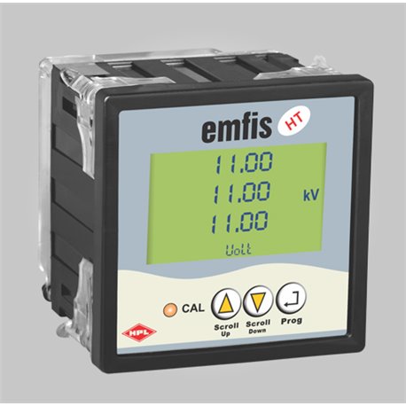 HPL, 3 Phase, 3 Wire, emfis HT, Panel Mounted MULTYFUNCTION ENERGY METER