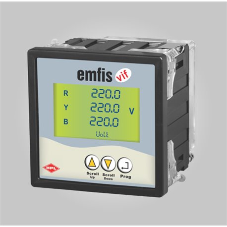 HPL, emfis vif, Panel Mounted MULTYFUNCTION ENERGY METER