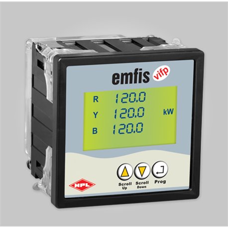 HPL, emfis vifp, Panel Mounted MULTYFUNCTION ENERGY METER