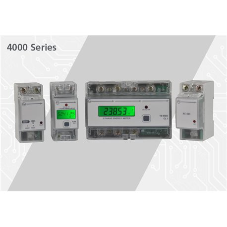 L&T, 5-40A, 1 Phase, DIN ENERGY METER 