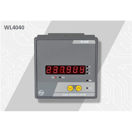 L&T, 0.5 with RS485, DUAL SOURCE LED METER