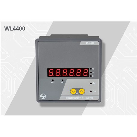 L&T, 0.5S with RS485, MULTIFUNCTION 4400 LED METER