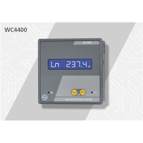 L&T, Class 1 with RS485, MULTIFUNCTION 4400 LCD METER 