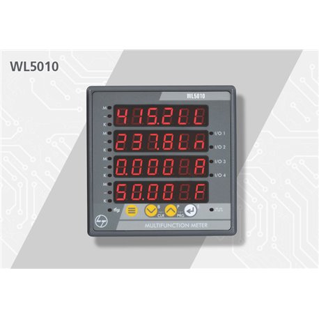 L&T, Class 1 with RS485, MULTIFUNCTION 5010 LED METER