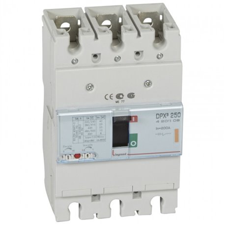 Legrand, 3 Pole, 200A, DPX³ 250 MCCB