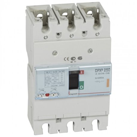 Legrand, 3 Pole, 250A, DPX³ 250 MCCB