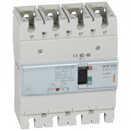 Legrand, 4 Pole, 250A, DPX³ 250 MCCB