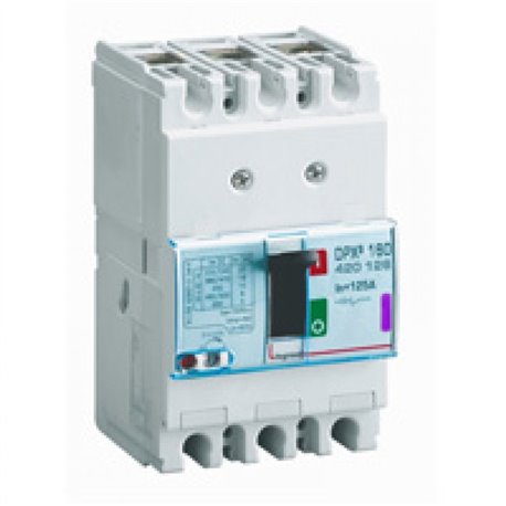 Legrand, 3 Pole, 125A, DPX³ 160 MCCB