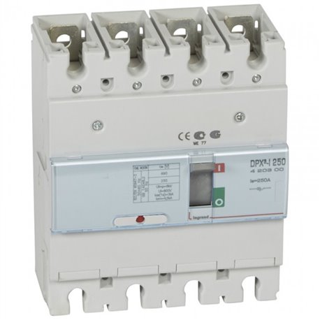 Legrand, 4 Pole, 250A, DPX³ 250 MCCB SD