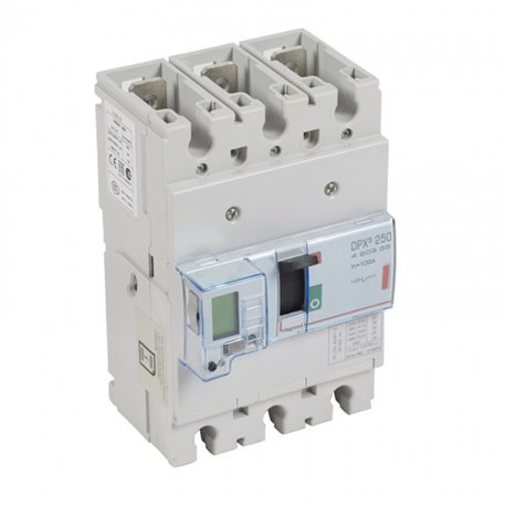 Legrand, 3 Pole, 100A, DPX³ 250 MCCB