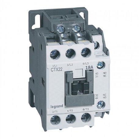 Legrand, 18A, 3 Pole, 24V DC, CTX³ CONTACTOR