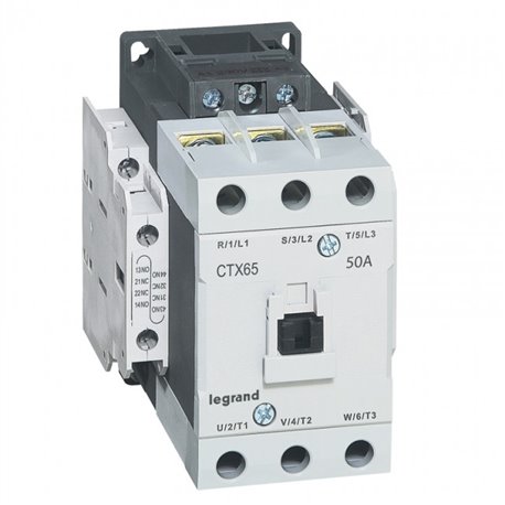 Legrand, 50A, 3 Pole, 48V DC with Screw Terminal CTX³ 65 CONTACTOR