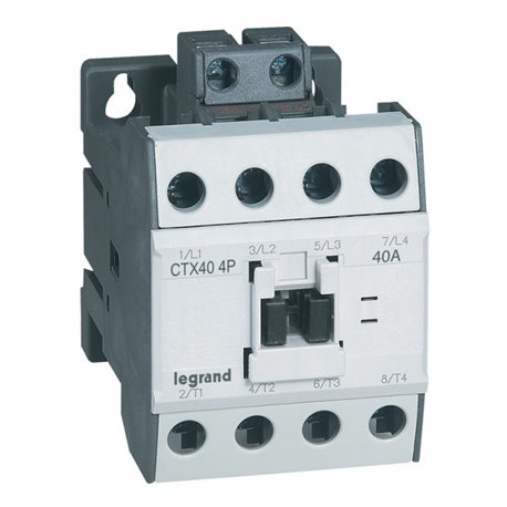 Legrand, 40A, 4 Pole, 230V AC with Screw Terminal CTX³ CONTACTOR