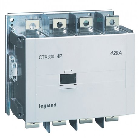 Legrand, 330A, 4 Pole, 100-240V AC/DC, CTX³ CONTACTOR