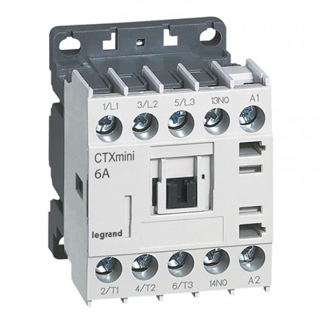 Legrand, 6A, 3 Pole, 230V AC with Screw Terminal CTX³ MINI CONTACTOR