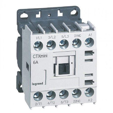 Legrand, 6A, 3 Pole, 110V AC with Screw Terminal CTX³ MINI CONTACTOR