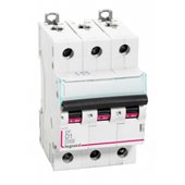 Legrand, 3 Pole, 1A, D-CURVE, DX³ MCB