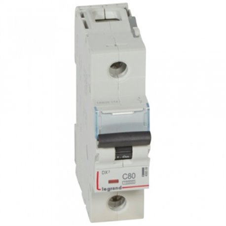 Legrand, 1 Pole, 80A, DX³ MCB