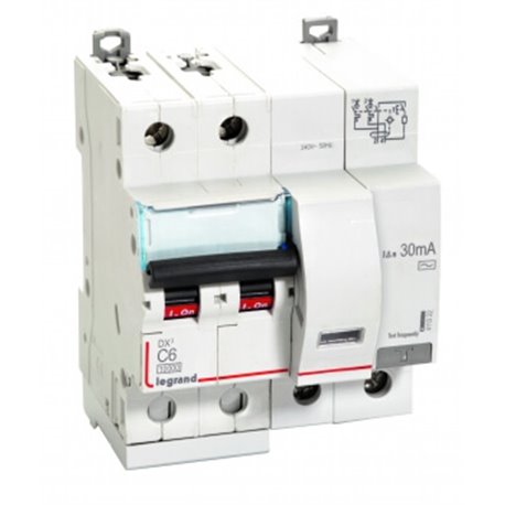 Legrand, 2 Pole, 6A, 30mA, AC Type, DX³ RCBO