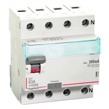 Legrand, 4 Pole, 32A, 30mA, AC Type, DX³ RCBO 