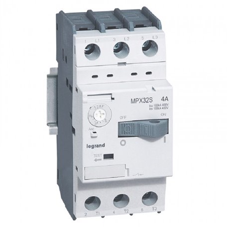 Legrand, 4A, 3 Pole, MPX³ MPCB