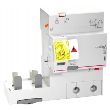 Legrand, 2 Pole, 125A, 300mA, AC Type, DX³ RCD add on module