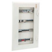 Legrand, IP43, Acrylic Door, 4 Way, Ekinox³ ETPN DB for DX³ MCB, Isolator, RCCB and RCBO