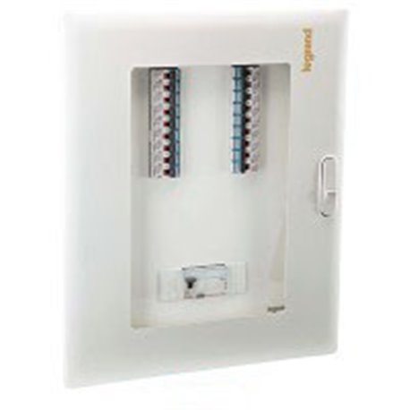 Legrand, IP43, Acrylic Door, 6 Way, Ekinox³ TPN DB-VTPN DB for DX³ MCB, Isolator, RCCB and RCBO