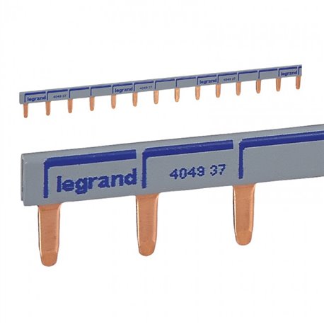 Legrand, 100A, Copper, 57 Module, INSULATED SUPPLY BUSBAR