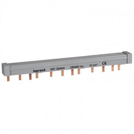 Legrand, 100A, Copper, 12 Module, INSULATED SUPPLY BUSBAR