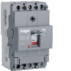 HAGER, 3 Pole, 160A, X160 MCCB