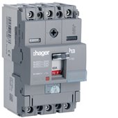 HAGER, 3 Pole, 63A, X160 MCCB