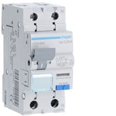 HAGER, 2 Pole, 40A, 300mA, HI TYPE, RCBO