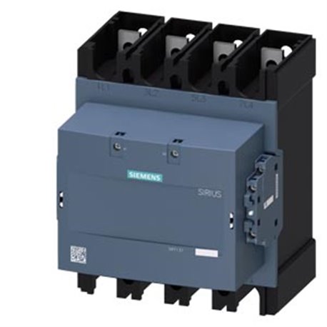SIEMENS, 525A, 100-250V AC/DC, 4 Pole, POWER CONTACTOR