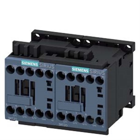 SIEMENS, 7A, 230V AC, 3RA23 REVERSING CONTACTOR