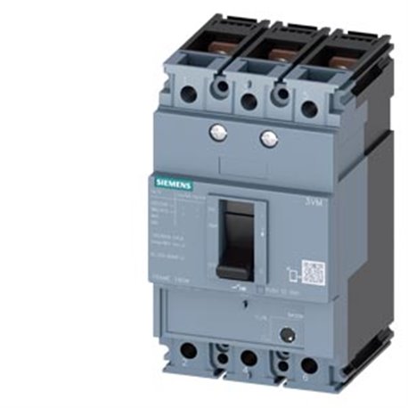 SIEMENS, 3 Pole, 125A, SENTRON 3VM MCCB