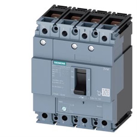 SIEMENS, 4 Pole, 160A, SENTRON 3VM MCCB