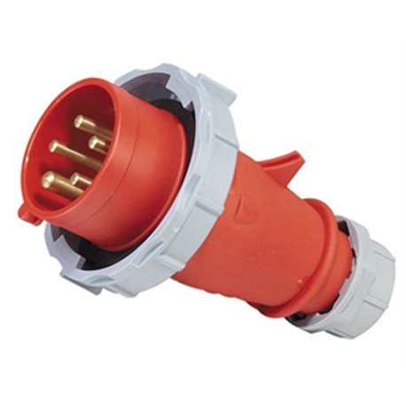 PNP, 16A, 415V, IP67, Straight Plug