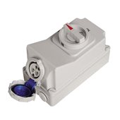 PNP, 16A, 230V, IP67, Interlock Switch Socket