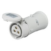 PNP, 16A, 40-50V, IP44, Low Voltage Coupler Socket 