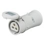 PNP, 16A, 40-50V, IP44, Low Voltage Coupler Socket 