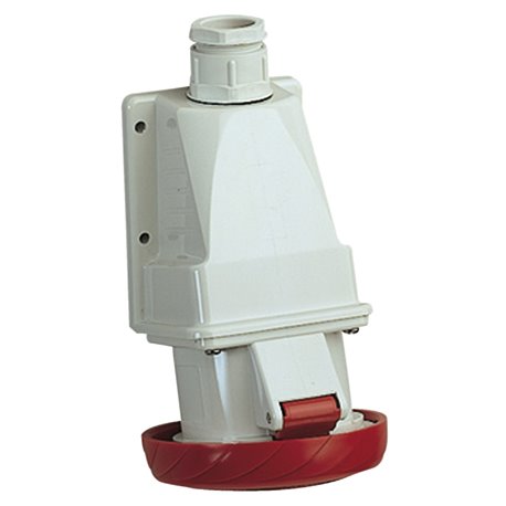 SCHNEIDER, 16A, 380-415V, IP67, Small Wall Mounted Socket