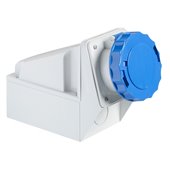 SCHNEIDER, 63A, 200-250V, IP67, Wall Mounted Socket