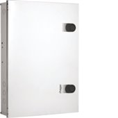 HAGER, 06 Way, TPN Vertical, Double Door, novello DB